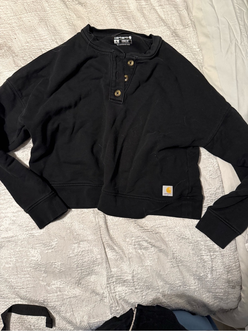Carhartt Women's Black Thick Long sleeve